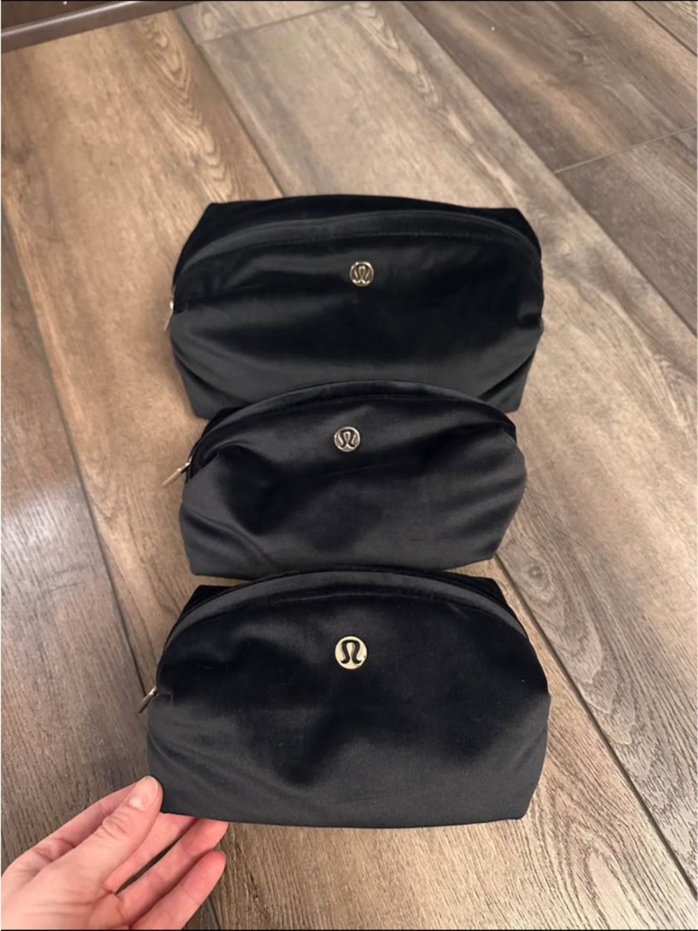 Lululemon velour bags x3